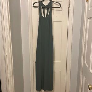 lululemon athletica Backless Dress in Gray/green